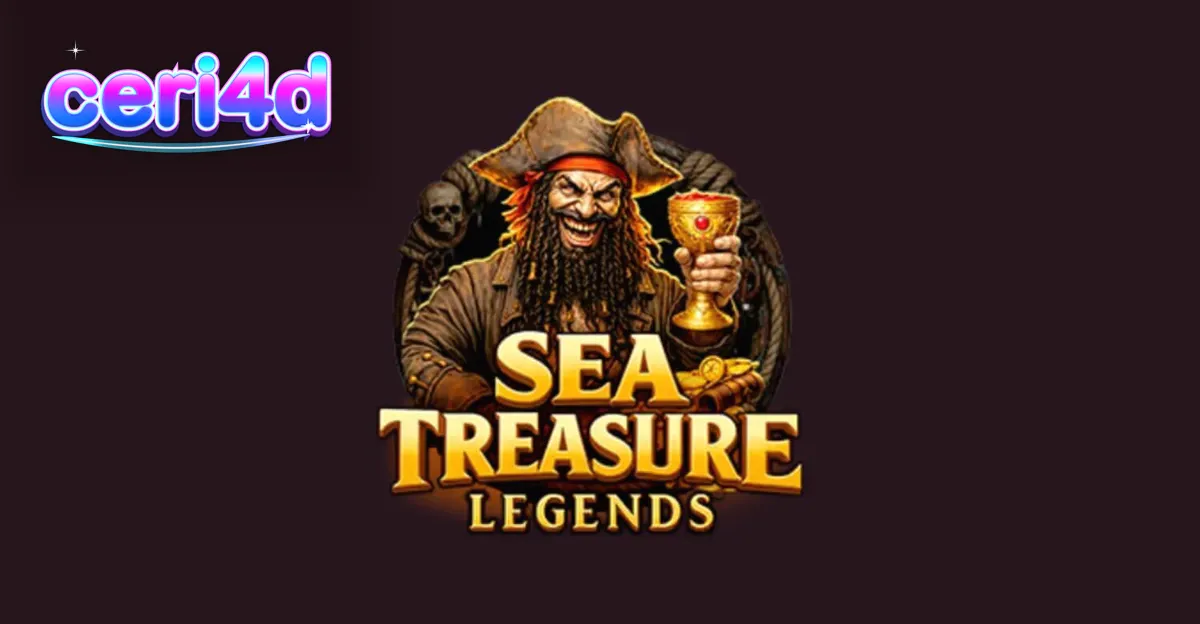 Pemandangan kapal bajak laut dalam permainan slot Sea Treasures Legend